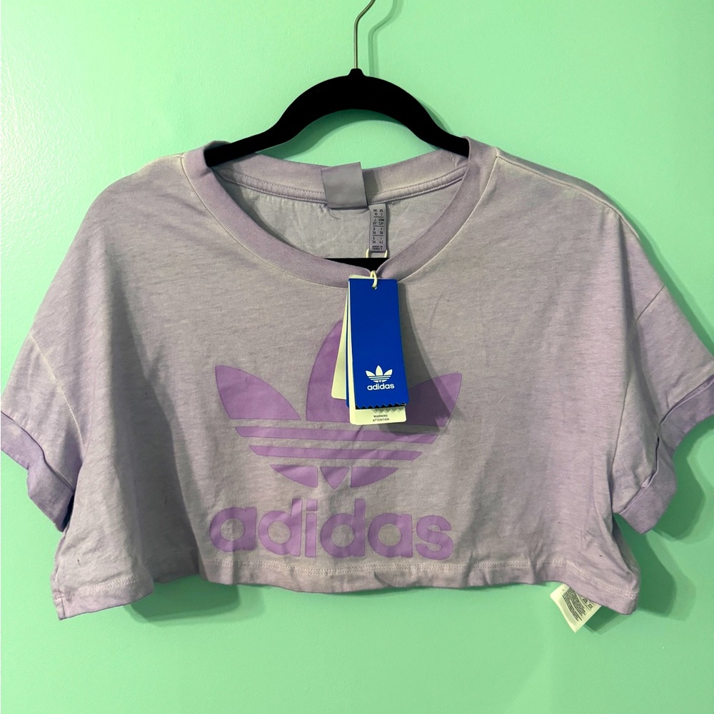 NWT Adidas Loose Crop Tee Size Small